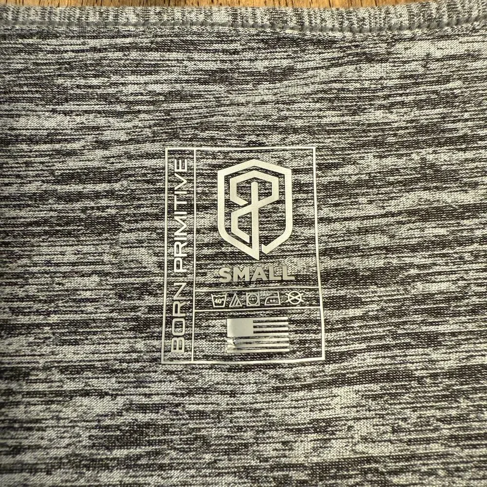 Born Primitive Athleisure Pocket Tank CrossFit Heather Gray Size Men’s Small